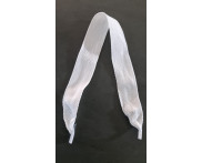 Alça Fácil - Fita Escamada 25 mm - 38 cm - 1000 peças - Branco - 100% Poliéster